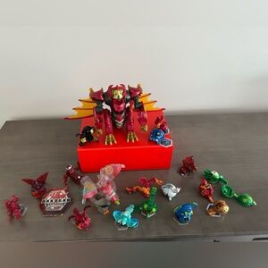 Bakugan Armored Alliance Large Lot – Dragonoid + Figures & Cards -